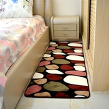 可定制吸水防滑地毯 水洗珊瑚绒地垫 客厅床边卧室地垫 图案地毯
