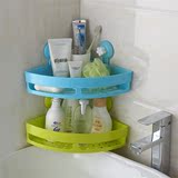 吸壁式 卫生间置物架壁挂浴室置物架塑料洗手间置物架吸盘置物架
