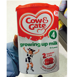 英国直邮原装进口Cow&Gate牛栏4段适合2岁以上宝宝奶粉6罐起售