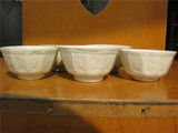 清代德化窑白瓷印花12面寿字杯一套 真品瓷器古玩收藏 包老保真