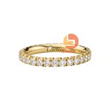 香港代购 卡地亚 CARTIER 18k黄金钻石 结婚戒指 B4087000 2.6mm
