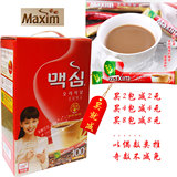 包邮韩国进口Maxim原味混合3合1速溶咖啡100条红麦馨咖啡盒装476