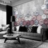 大型3D现代立体抽象几何客厅沙发卧室电视背景墙无缝壁纸壁画墙纸