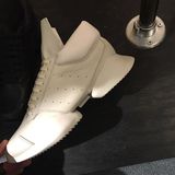 Rick Owens/法国代购/到店采购/16春季新款纯白色平底运动男鞋