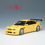 现货 迷你切1:18黄色BMW宝马M3 GTR Street 2001合金汽车模型