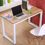 特价钢木笔记本台式电脑桌简约写字台宜家书桌家用学习桌办公桌
