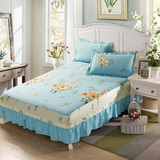 床罩床裙床套单件全棉纯棉公主1.2x2.0米单人床花边被单1.8m床品