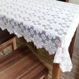 新款镂空餐桌布布艺蕾丝桌布茶几布罩长方形桌布台布桌子方巾包邮