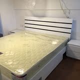 现代简约烤漆双人床卧室1.8米 1.5米板式床定制汽撑储物榻榻米床