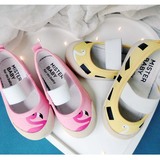 7bao女童女宝宝儿童韩国同款卡通动物超萌可爱火烈鸟天鹅帆布单鞋