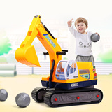 儿童玩具男加厚儿童大挖掘机可坐挖土机可骑滑行工程车宝宝挖机