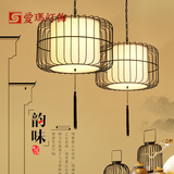 新中式吊灯 仿古铁艺鸟笼灯现代简约LED餐厅茶馆走廊过道工程灯具