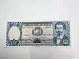 全新UNC 1981年玻利维亚500比索 外国纸币 外币  P166