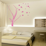 创意3d水晶亚克力立体墙贴画家居装饰品客厅电视背景墙面墙贴大树