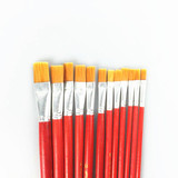 特价尼龙油画笔油画刷儿童用红杆水粉笔水彩笔/水粉单支/手绘纺织