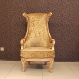 高档欧式古典沙发椅 古典靠背椅 客厅坐凳 特色圈椅 木质休闲靠