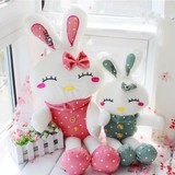 毛绒玩具兔子公仔布娃娃 love兔波点兔米菲兔女生圣诞节生日礼物