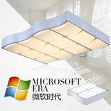 创意现代简约LED灯微软视窗吸顶灯浪漫温馨客厅视窗卧室暖光灯具