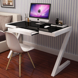现代简约烤漆台式电脑桌简易组合笔记本电脑桌家用办公书桌写字台