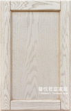 红橡木实木定制门板/简约实木橱柜门板/定做实木衣柜门板-白色