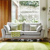 美式布艺沙发组合 简约可拆洗大小户型韩式布沙发双三人实木沙发