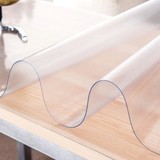 星光家居馆PVC软质玻璃圆桌布透明塑料水晶板磨砂餐桌垫台布加厚