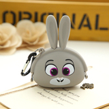 小兔子女生零钱包韩国迷你小包包创意钱包朱迪硅胶钥匙包2016新款