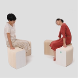 十八纸创意餐椅北欧客厅家用折叠多人省空间个性休闲椅子风琴椅
