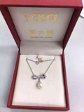 香港莎莎代购 周大福SASA合作2016母亲节限量925纯银珍珠项链