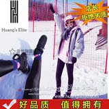 Huang's Elite光泽裤加绒加厚正品九分打底裤女葡萄牙光泽袜外穿