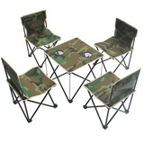 户外折叠桌椅 组合5件套椅 4椅1桌 露营便携休息椅 送大手提袋子