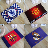 足球英超西意法德甲俱乐部地垫地毯皇马巴萨曼联门垫玄关卧室包邮