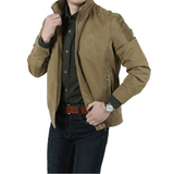 Afs Jeep战地吉普秋季外套纯色长袖薄款外穿男装男士大码夹克8952