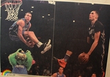 NBA海报 扣篮大赛戈登拉文 篮球海报 牛皮纸 酒吧咖啡馆宿舍挂画
