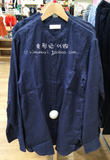 正品代购 男装 高级麻立领衬衫(长袖) 173403 优衣库UNIQLO 特价