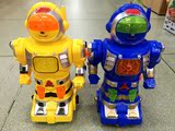中秋节礼物儿童玩具灯笼太空人发光万向自由滑动说话机器人战士