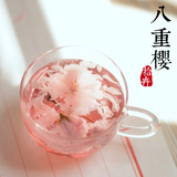 【拾卉】日本京都盐渍樱花茶进口八重樱花 日式养生花茶罐装 55g