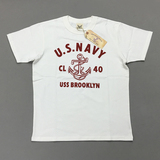 2016新品 BOB DONG 重磅300克 USS BROOKLYN 纯棉加厚男士短袖T恤