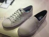 视频直播 香港专柜代购 keds 16新款 正品系带纯白帆布鞋女鞋