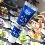 韩国代购进口 麦迪安86%美白牙膏 强效清除牙垢 去牙石 蓝色