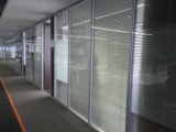 办公隔断，玻璃隔墙，双玻百叶隔断板式隔断半成品及成品型材批发