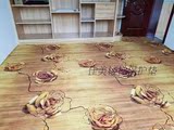 中国风水墨图案台球图案地毯3dD华仁台球室会所办公满铺高档地毯