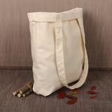 加厚帆布袋单肩　纯棉环保袋购物袋大号空白手提袋便携折叠定制