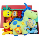 婴儿礼盒新生儿套装宝宝母婴用品幼儿毛绒玩具满月百天送礼物包邮
