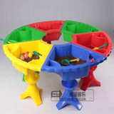 幼儿园游戏拼搭桌圆形沙水组合桌儿童玩沙戏水桌沙水拼搭桌沙水桌
