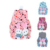 兔子儿童背包3-6周岁书包宝宝卡通包幼儿园旅游双肩包女童包包