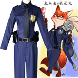 疯狂动物城兔子朱迪警察服cos服全套耳朵假发尼克制服cosplay服装