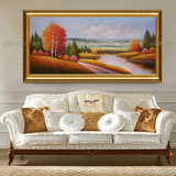 红树林挂画刀手绘油画客厅卧室装饰欧式抽象玄关挂画餐厅长风办公