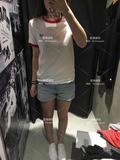 潮馆香港潮店 FRED PERRY 16夏 女装 撞色边拼接短袖T恤9614