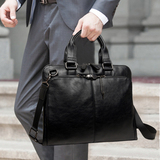 韩版公文包商务包手提包斜挎单肩包 斜跨包 男包包 男士休闲包袋